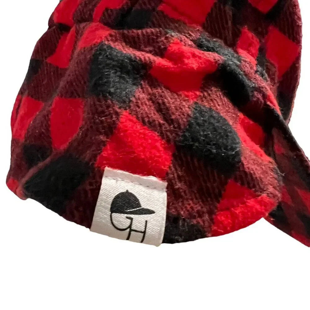 George Hats TODDLER Buffalo Plaid Flannel Trapper Hat